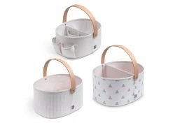 BabyGap 3-Pack Nested Fabric Storage Bins With Handles -Kid Household Items SS8478GP 3410 packsilo tan 10