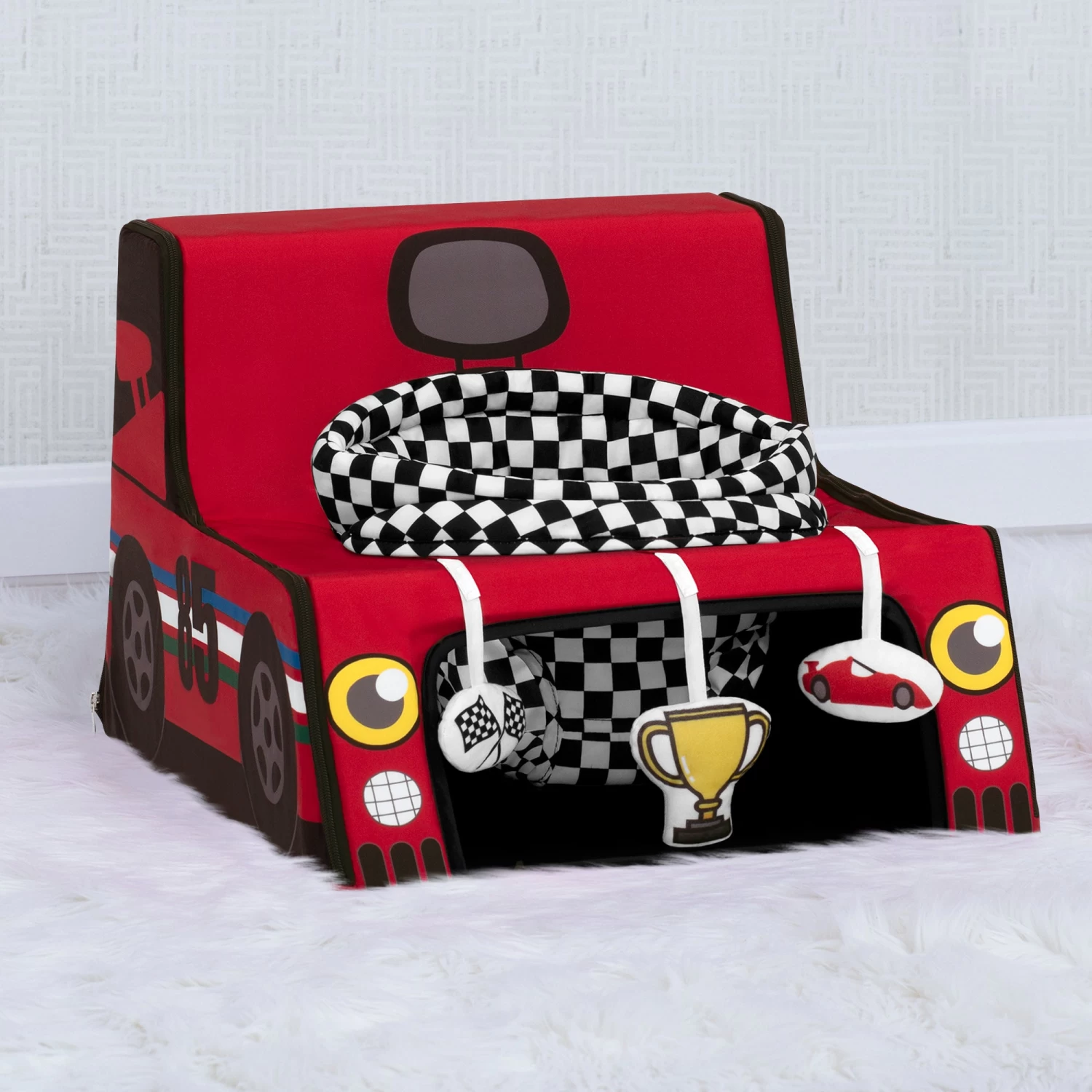 Delta Children Racecar Sit N Play Portable Activity Seat For Babies 5 Delta Children Racecar Sit N Play Portable Activity Seat For Babies - Image 5