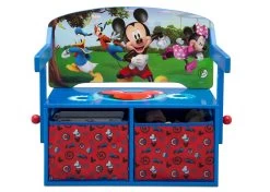Delta Children Mickey Mouse Activity Bench -Kid Household Items TB83203MM mickey activity bench conversion B front v2 01 outsource high res