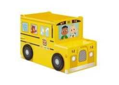 Delta Children CoComelon School Bus Toy Box -Kid Household Items TB84696CM 1224 bus toybox cocomelon Silo 02