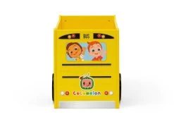 Delta Children CoComelon School Bus Toy Box -Kid Household Items TB84696CM 1224 bus toybox cocomelon Silo 19
