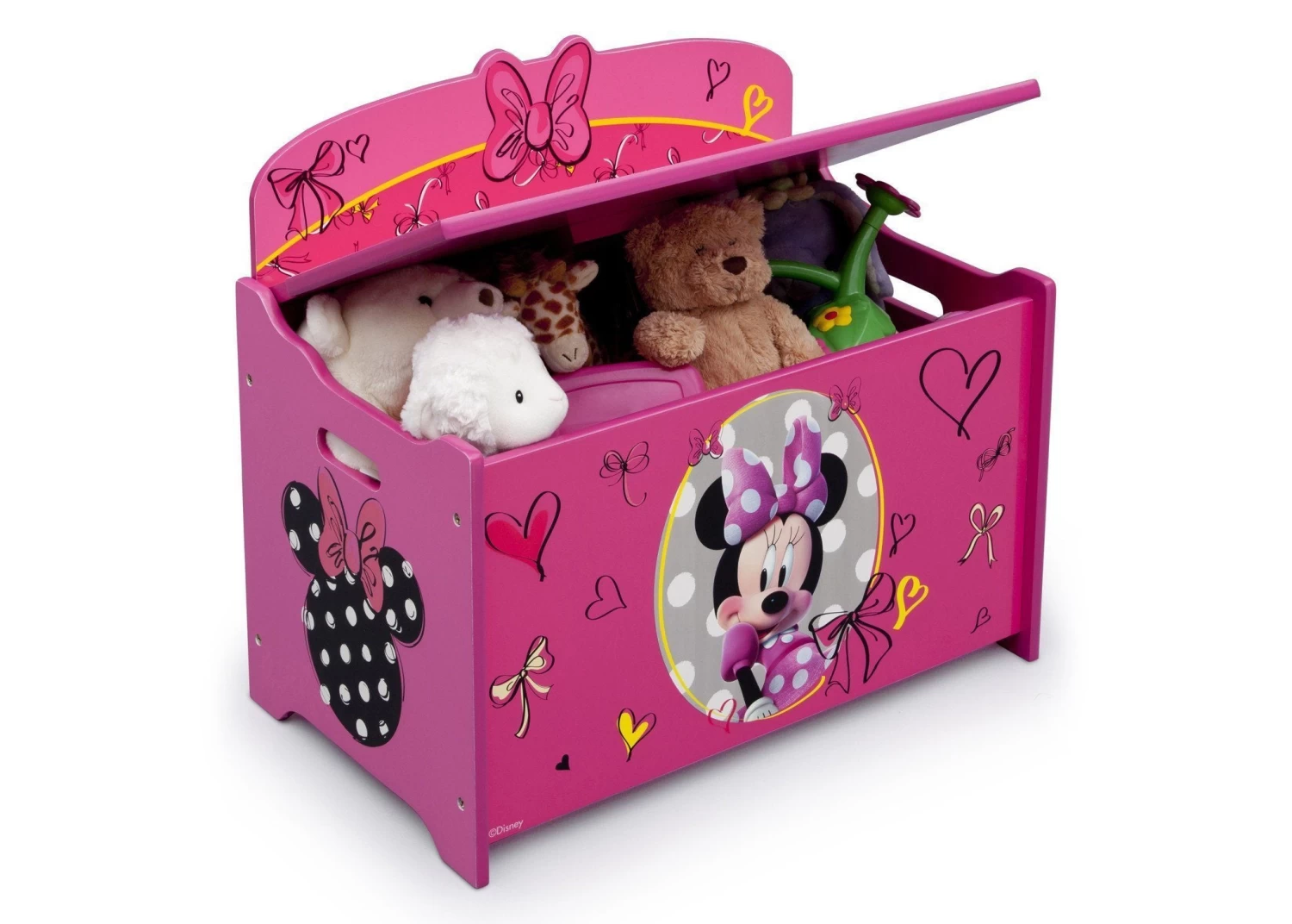 Delta Children Minnie Mouse Deluxe Toy Box 6 Delta Children Minnie Mouse Deluxe Toy Box - Image 6