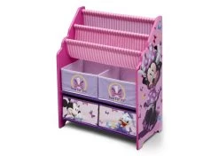 Delta Children Minnie Mouse Book & Toy Organizer -Kid Household Items TB84974MN minnie book toy organizer left hi res e098cd96 223a 41e6 9d52 7030e6530831