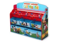 Delta Children Mickey Mouse Deluxe Book & Toy Organizer -Kid Household Items TB84983MM mickey delux book toy organizer left hi res 0f701aa1 78d2 42c5 bee0 17660e2a92d8