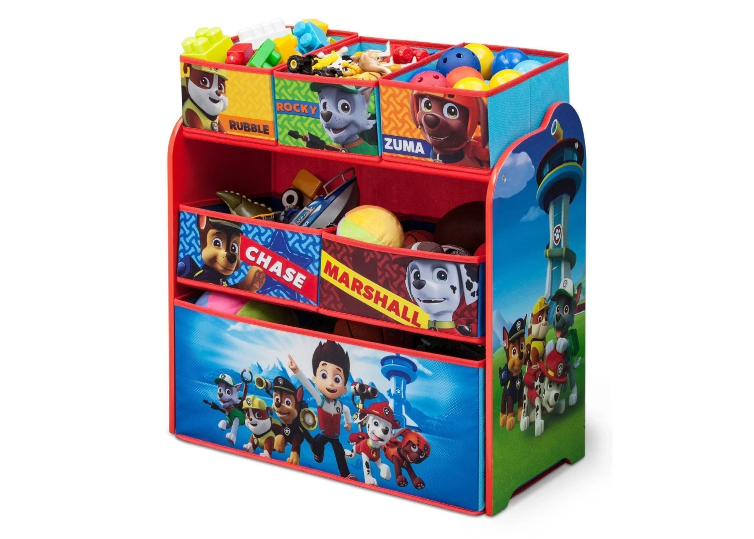Delta Children PAW Patrol Multi-Bin Toy Organizer 4 Delta Children PAW Patrol Multi-Bin Toy Organizer - Image 4