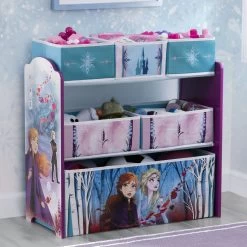 Delta Children Frozen II Design And Store 6 Bin Toy Organizer -Kid Household Items TB87237FZ frozen2 design and store organizer hangtag hi res 2afb5664 d756 4b5d 94c7 32bfd62db23b