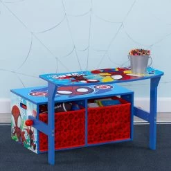 Delta Children Spidey And His Amazing Friends Activity Bench 9 Delta Children Spidey And His Amazing Friends Activity Bench -Kid Household Items TB87242SM 1163 activity bench spidey and friends lifestyle 103