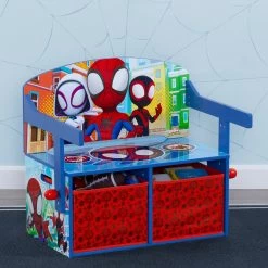 Delta Children Spidey And His Amazing Friends Activity Bench 8 Delta Children Spidey And His Amazing Friends Activity Bench -Kid Household Items TB87242SM 1163 activity bench spidey and friends lifestyle 108