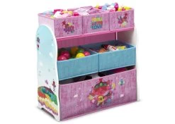 Delta Children Trolls World Tour Design And Store 6 Bin Toy Organizer 11 Delta Children Trolls World Tour Design And Store 6 Bin Toy Organizer -Kid Household Items TB88111TR trolls design and store organizer right props hi res