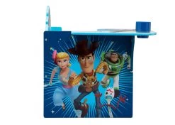 Disney / Pixar Toy Story 4 Chair Desk With Storage Bin By Delta Children -Kid Household Items TC83675TY toy story chair desk detail side right hi res