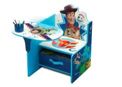Disney / Pixar Toy Story 4 Chair Desk With Storage Bin By Delta Children -Kid Household Items TC83675TY toy story chair desk left 02 web
