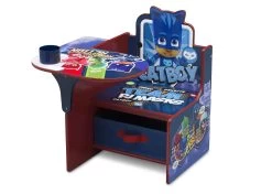 Delta Children PJ Masks Chair Desk With Storage Bin -Kid Household Items TC83676PJ PJ masks chair desk left