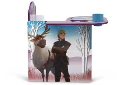 Delta Children Frozen II Chair Desk With Storage Bin -Kid Household Items TC83685FZ frozen chair desk right side hi res