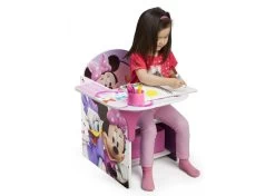 Delta Children Minnie Mouse Chair Desk With Storage Bin -Kid Household Items TC85663MN minnie mouse chair desk right model 03 hi res fa386324 350c 4a67 a20a 599dd4473e0e