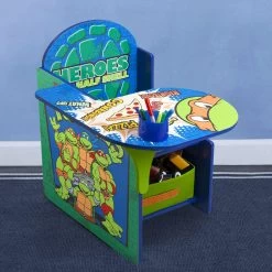 Delta Children Teenage Mutant Ninja Turtles Chair Desk With Storage Bin -Kid Household Items TC85723NT 1117 chair desk ninja turtle lifestyle 103