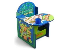 Delta Children Teenage Mutant Ninja Turtles Chair Desk With Storage Bin -Kid Household Items TC85723NT ninja turtle chair desk right hi res 2268cf97 dc63 4502 8c89 819ba9497547