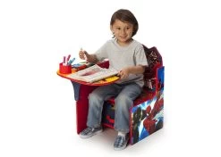 Delta Children Spider-Man Chair Desk With Storage Bin -Kid Household Items TC85877SM spider man chair desk left model hi res d5240b45 e9f4 4636 861d d7a9afc515f1