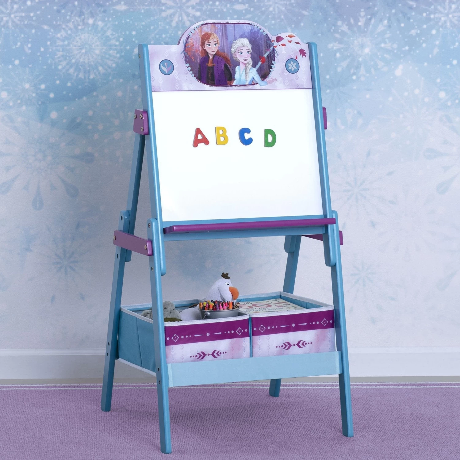Delta Children Frozen II Wooden Activity Easel With Storage