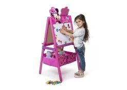 Delta Children Minnie Mouse Wooden Double Sided Activity Easel -Kid Household Items TE87574MN minnie wooden easel model left whiteboard 01 hi res b5289053 d313 44c0 94eb 2149d1347624