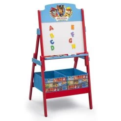 Delta Children PAW Patrol Wooden Activity Easel -Kid Household Items TE87585PW paw patrol white board easel right left props09 hi res b42728d5 098d 43b5 807d 86af75068301