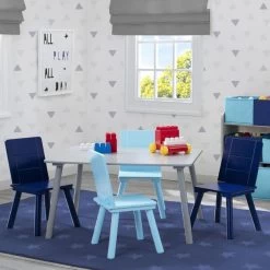 Delta Children Kids Table And Chair Set (4 Chairs Included)