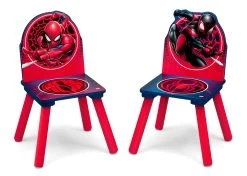 Delta Children Spider-Man Table And Chair Set With Storage -Kid Household Items TT87429SM 1163 tnc spiderman Silo 17