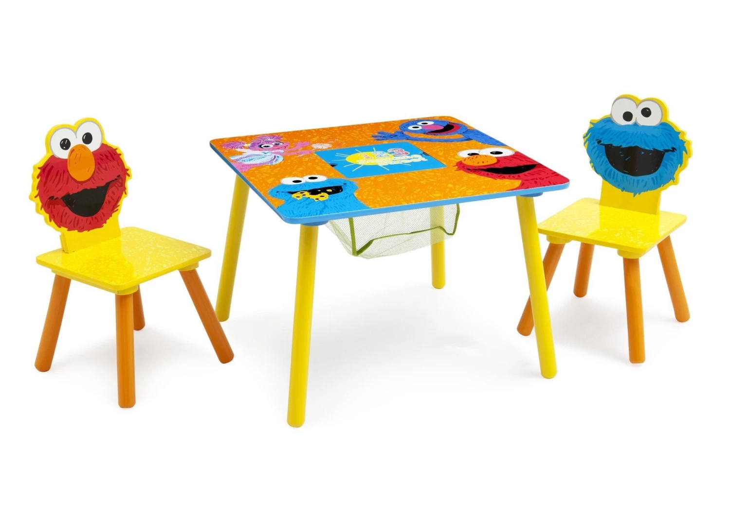 Delta Children Sesame Street Table And Chair Set With Storage 2 Delta Children Sesame Street Table And Chair Set With Storage - Image 2