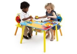 Delta Children Sesame Street Table And Chair Set With Storage