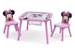 Delta Children Minnie Mouse Table & Chair Set With Storage -Kid Household Items TT89459MN minnie table chair toykeep angle left hi res d8415c70 62c0 4ec4 ad96 9bd45ca52595