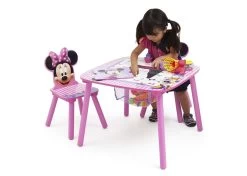 Delta Children Minnie Mouse Table & Chair Set With Storage -Kid Household Items TT89459MN minnie table chair toykeep model 01 hi res d830f0c2 60be 4f30 8881 bd58d867aa3c
