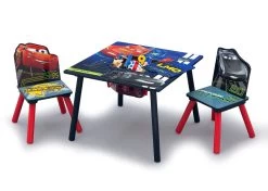 Delta Children Cars Table & Chair Set With Storage -Kid Household Items TT89576CR cars TNC storage left open hi res 06c8badb d367 4c8c 9212 546920f5754d
