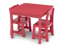 Delta Children MySize Table And Chair Set 28 Delta Children MySize Table And Chair Set -Kid Household Items TT89601GN 032c my size poppy tnc tucked left