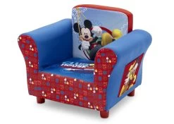 Delta Children Mickey Mouse Upholstered Chair -Kid Household Items UP83509MM mickey upholstered chair KD left1 hi res