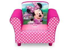 Delta Children Minnie Mouse Upholstered Chair -Kid Household Items UP83517MN minnie upholstered chair front hi res 3