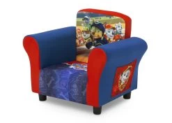 Delta Children PAW Patrol Upholstered Chair -Kid Household Items UP83519PW Paw Patrol upholstered chair left hi res