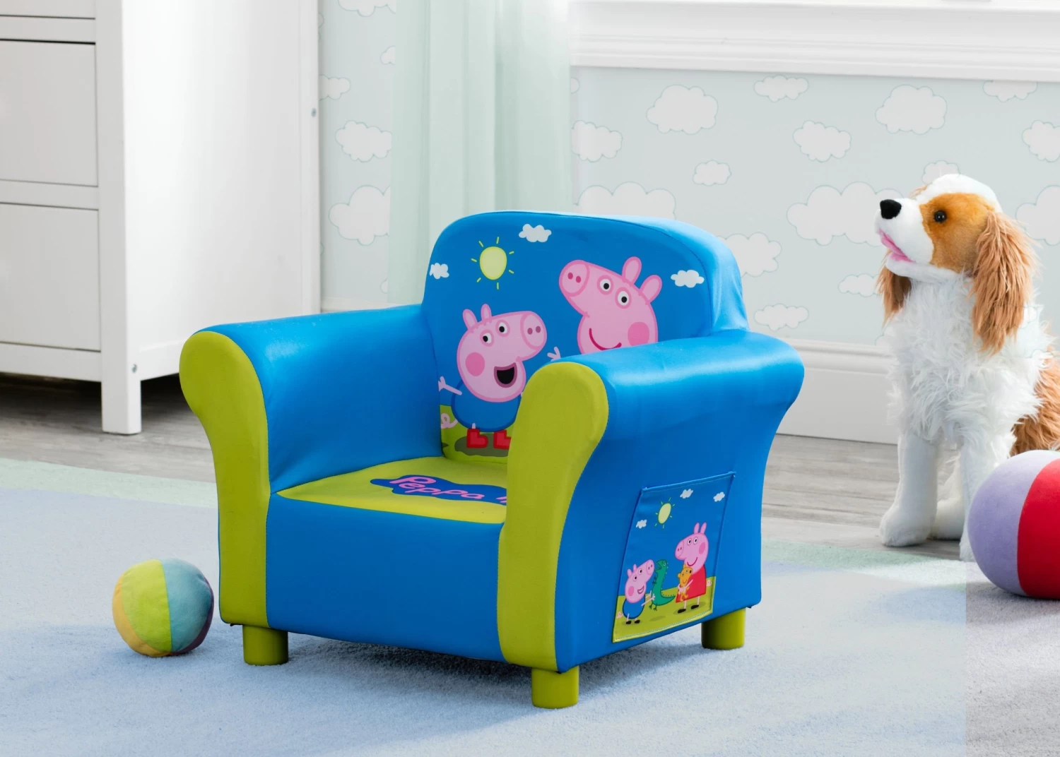 Peppa Pig Upholstered Chair 2 Peppa Pig Upholstered Chair - Image 2