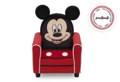 Delta Children Mickey Mouse Figural Upholstered Kids Chair 10 Delta Children Mickey Mouse Figural Upholstered Kids Chair -Kid Household Items UP83648MM 1051 Mickey Mouse Figural Upholstered Kids Chair nocolor silo 98