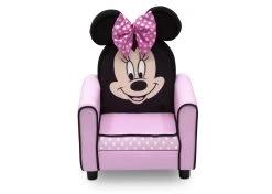 Delta Children Minnie Mouse Figural Upholstered Kids Chair -Kid Household Items UP83649MN Minnie Figural Upholstered Chair front hi res