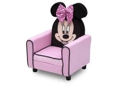 Delta Children Minnie Mouse Figural Upholstered Kids Chair -Kid Household Items UP83649MN Minnie Figural Upholstered Chair left hi res