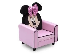 Delta Children Minnie Mouse Figural Upholstered Kids Chair -Kid Household Items UP83649MN Minnie Figural Upholstered Chair right hi res