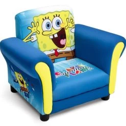 Delta Children SpongeBob Upholstered Chair 7 Delta Children SpongeBob Upholstered Chair -Kid Household Items UP85798SB spongebob upholstered chair right hi res c2460ee0 4e9b 430f a55f 61a876daa66a