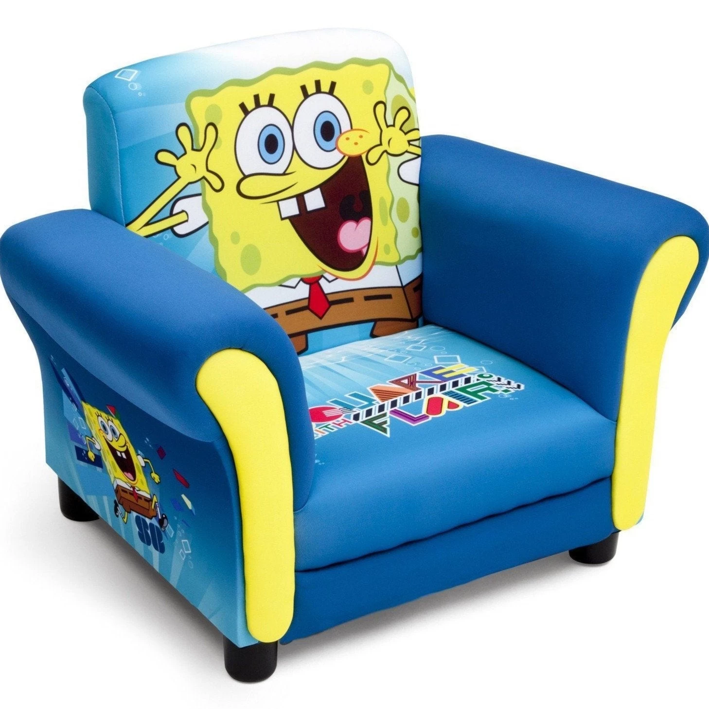 Delta Children SpongeBob Upholstered Chair 4 Delta Children SpongeBob Upholstered Chair - Image 4