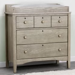Delta Children Farmhouse 3 Drawer Dresser With Changing Top