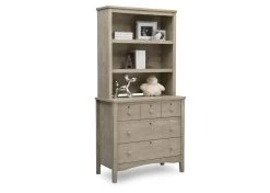 Delta Children Farmhouse 3 Drawer Dresser With Changing Top -Kid Household Items W112030 1340 Farmhouse 3drw dresser textured Limestone Silo 20