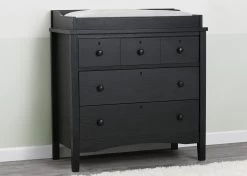 Delta Children Farmhouse 3 Drawer Dresser With Changing Top -Kid Household Items W112030 1347 Farmhouse 3drw dresser with topper hangtag 5x7 reshoot