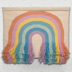 Delta Children Handwoven Rainbow Wall Hanging -Kid Household Items Z2021MOD 999 walltapestry rainbow lifestyle 101