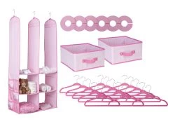 Delta Children 24 Piece Nursery Storage Set -Kid Household Items barelypink 92a89270 c349 4cf8 97f7 ee5045b19333