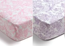 Delta Children Pastel Floral Fitted Crib Sheets - 2 Pack -Kid Household Items bfdwwnqyjwcx8timekyn