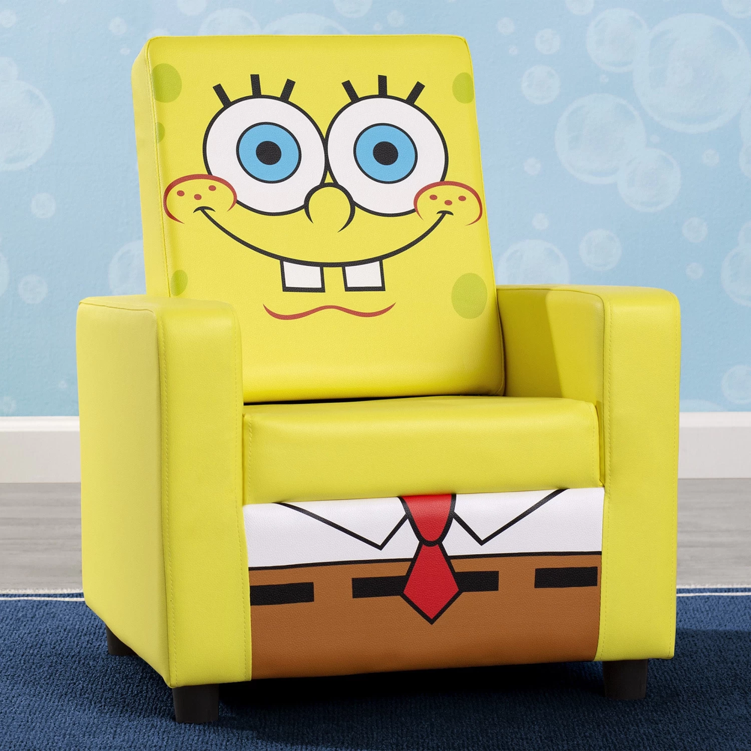 Delta Children SpongeBob SquarePants High Back Upholstered Chair 5 Delta Children SpongeBob SquarePants High Back Upholstered Chair - Image 5