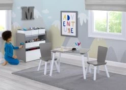 Delta Children 4-Piece Toddler Playroom Set – Includes Play Table And 6 Bin Toy Organizer With Reusable Vinyl Cling Stickers 15 Delta Children 4-Piece Toddler Playroom Set – Includes Play Table And 6 Bin Toy Organizer With Reusable Vinyl Cling Stickers -Kid Household Items ctlokgwwcefv3ahmnptb